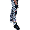 checkered queens suit
