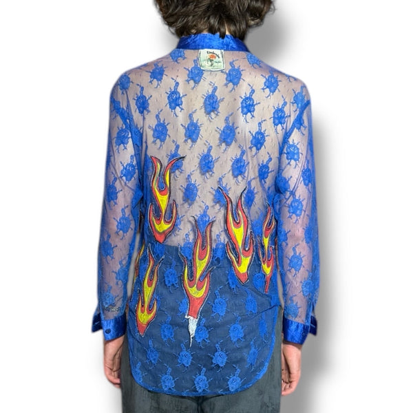 blue flame